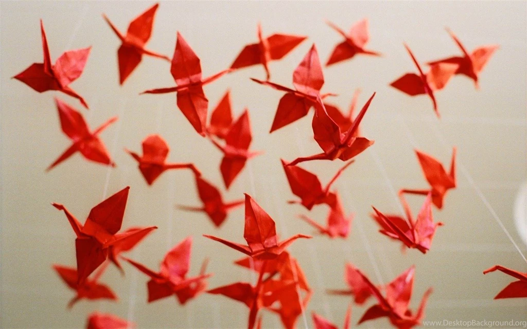 1000 Paper Cranes Vintage Style Wallpapers   1280x800 Wallpapers ...