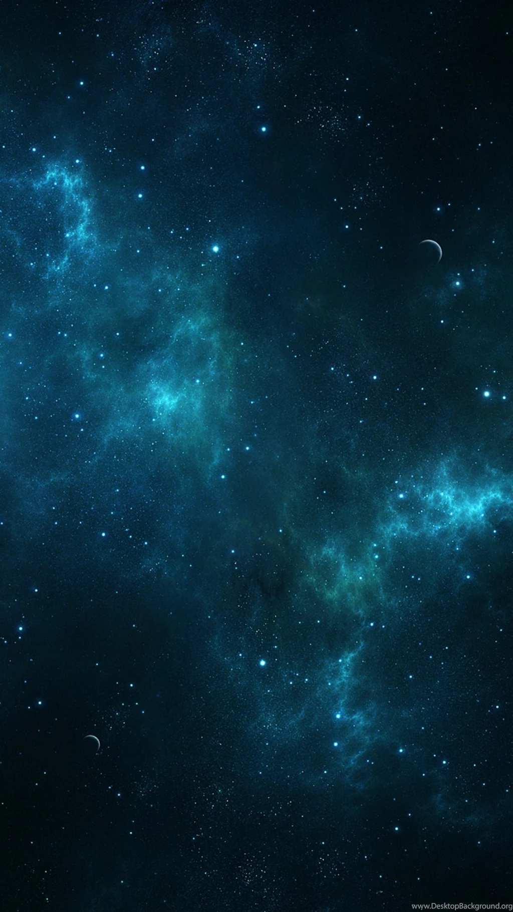 Planets In Outer Space iPhone 5 Wallpapers