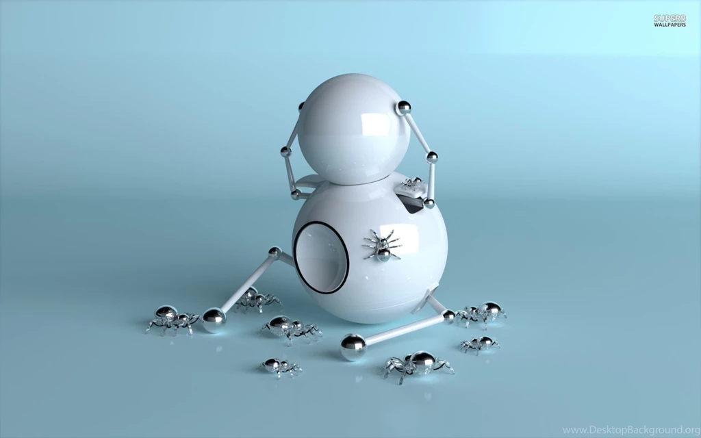 Spider Attack, Robot, 3d, 1920x1200 Wallpapers And Free Stock Photo