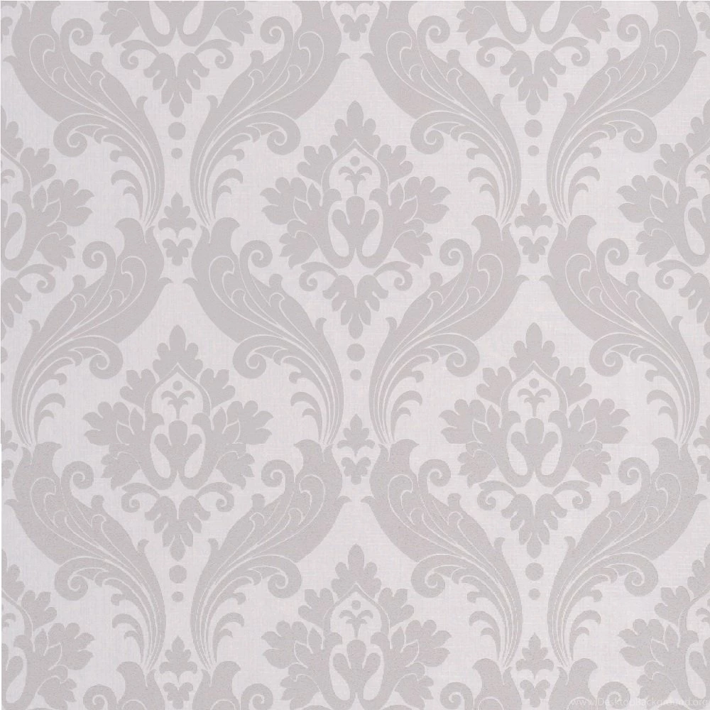 Graham & Brown Kelly Hoppen Vintage Flock Damask Wallpapers Grey 32 358