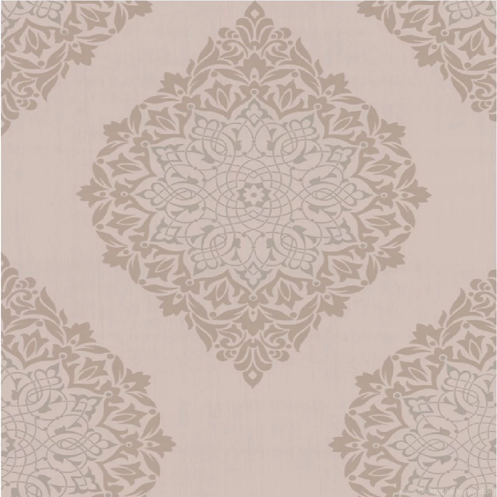 Graham & Brown Tattoo Motif Damask Metallic Wallpapers Kelly Hoppen