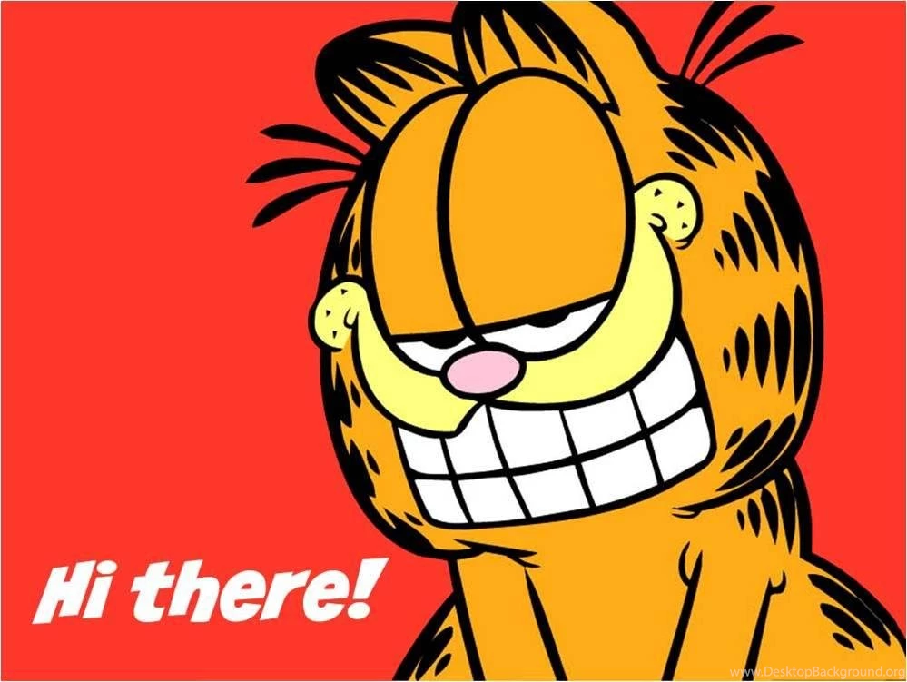 Colored Scared Garfield HD Backgrounds Image For Mac Cartoons ...