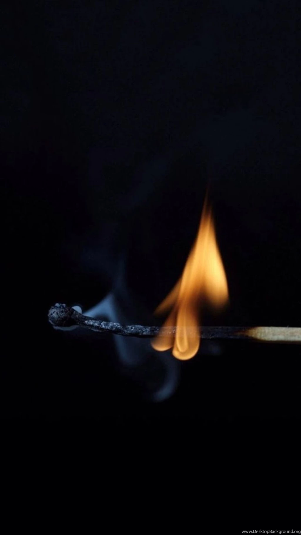 Abstract Simple Burning Match Ash iPhone 6 Wallpapers Download ...