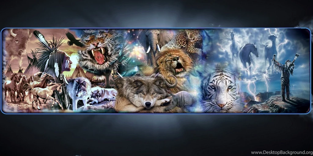 Other: Wolf Africa Native Lion Buffalo Scene Eagle Tiger Wallpapers ...