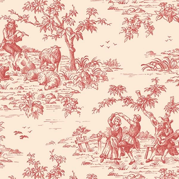 Red Toile