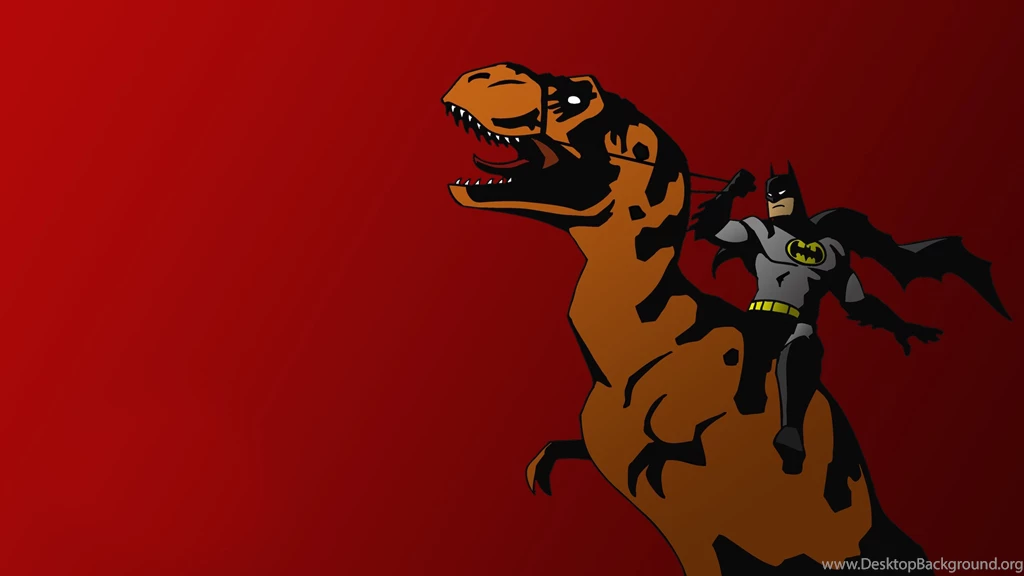 Batman Riding T Rex Wallpapers » WallDevil Best Free HD Desktop ...