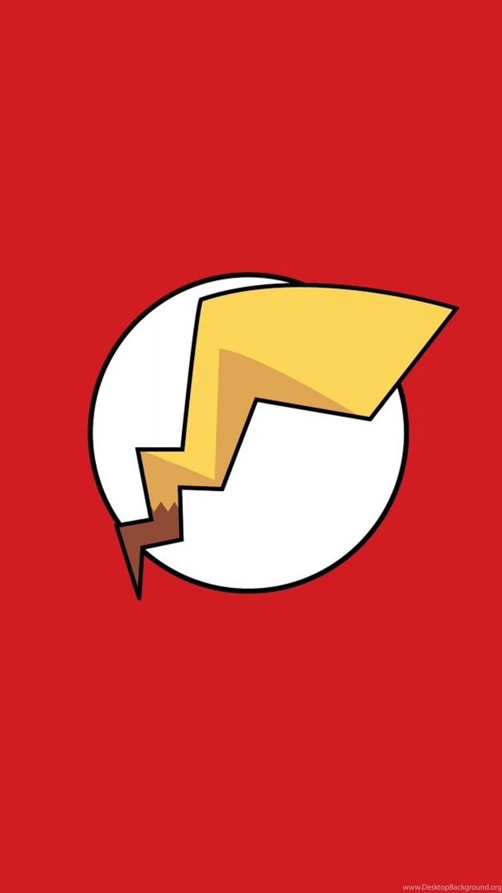 Flash Superhero Pikachu Pokemon Abstract Simple Wallpapers