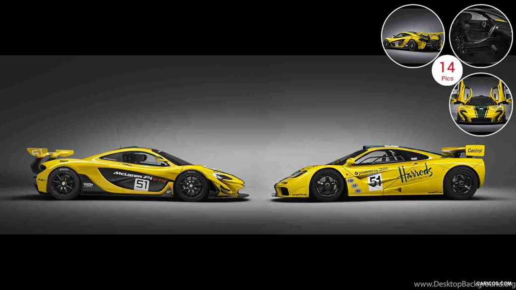 2015 McLaren P1 GTR And McLaren F1 GTR Side