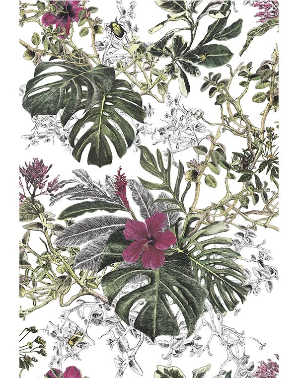Summer Tropical Bloom Wallpaper Pre Order Price — Sian Zeng