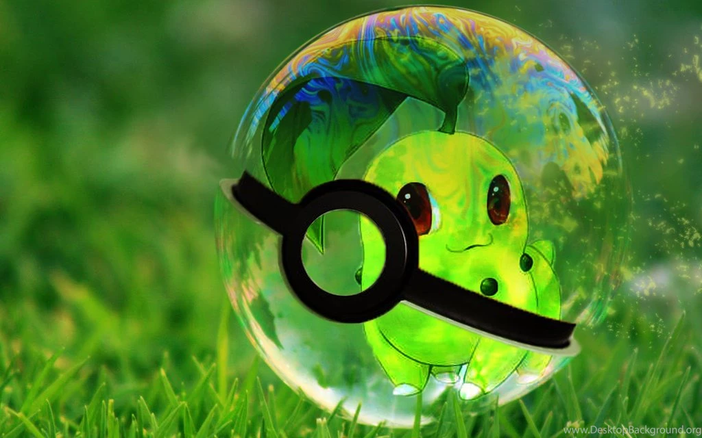 Chikorita In Pokeball By Gag2250 On DeviantArt