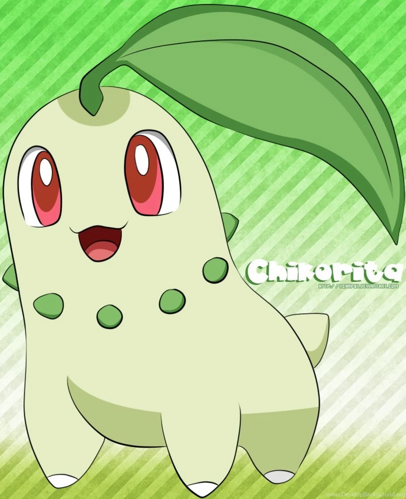 Colored Chikorita By Asunaw On DeviantArt