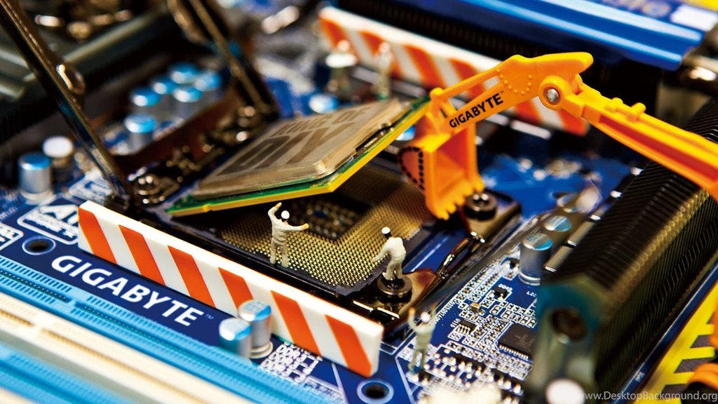 Download Wallpapers 1280x720 Gigabyte, Motherboard, Installing ...