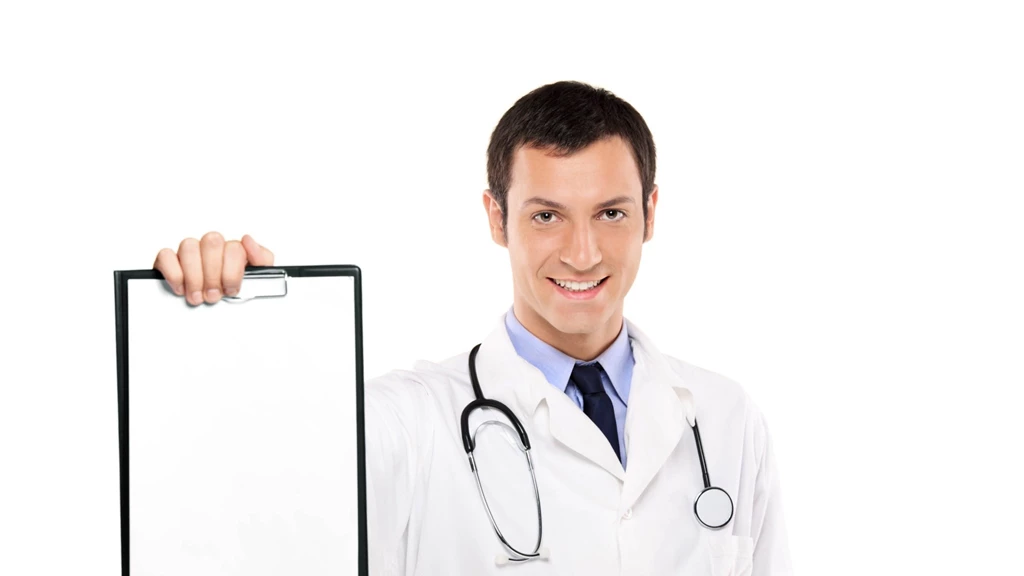 Download Wallpapers 2048x1152 Doctor, Result, Smile, White ...