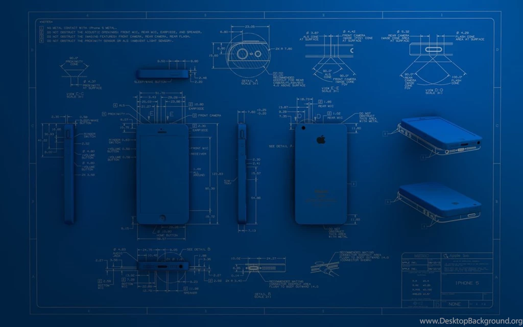 Iphone 5 Blueprint Wallpapers