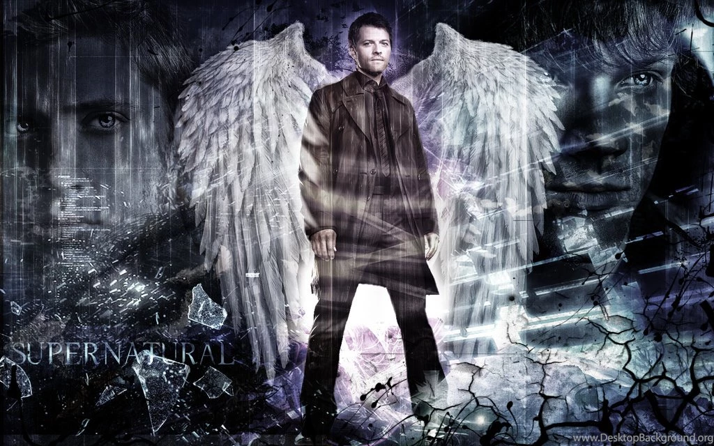 DeviantArt: More Like Supernatural Wallpapers Featuring Castiel By ...