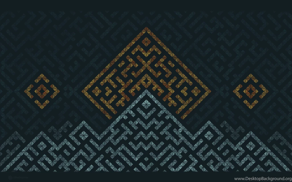 Wallpaper: Geometric Landscape