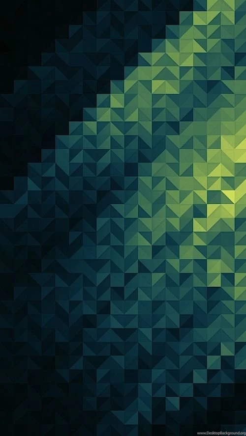 Green Geometric iPhone 5 Wallpapers (500x888)