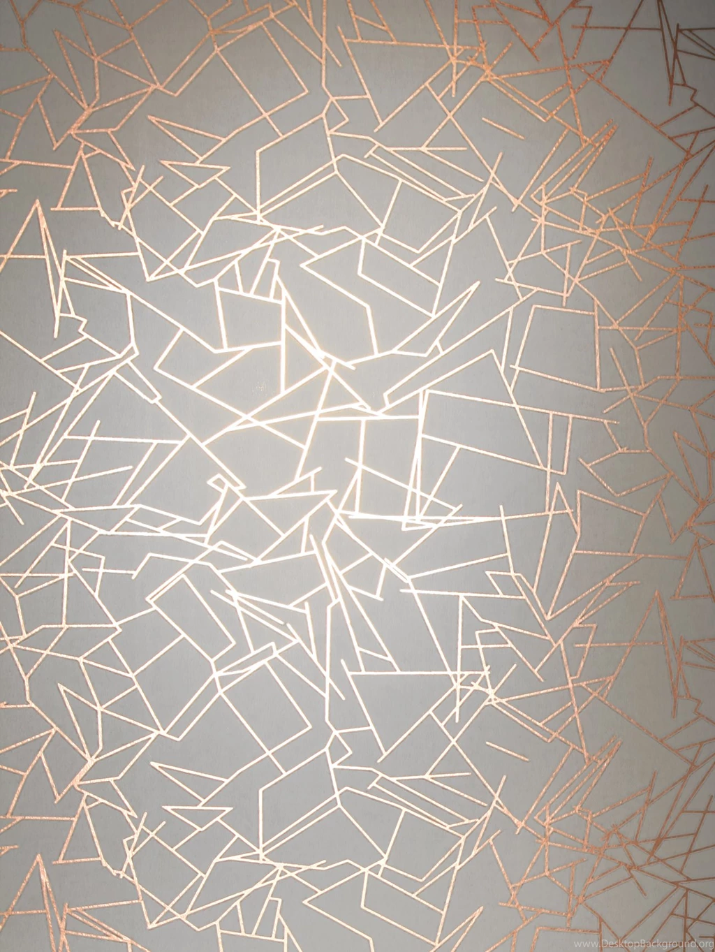 Angles Wallpapers Copper Rose White