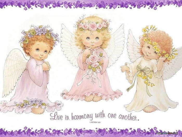 Flowers Angles Ruth Morehead Holly Babes Angles Wallpapers ...