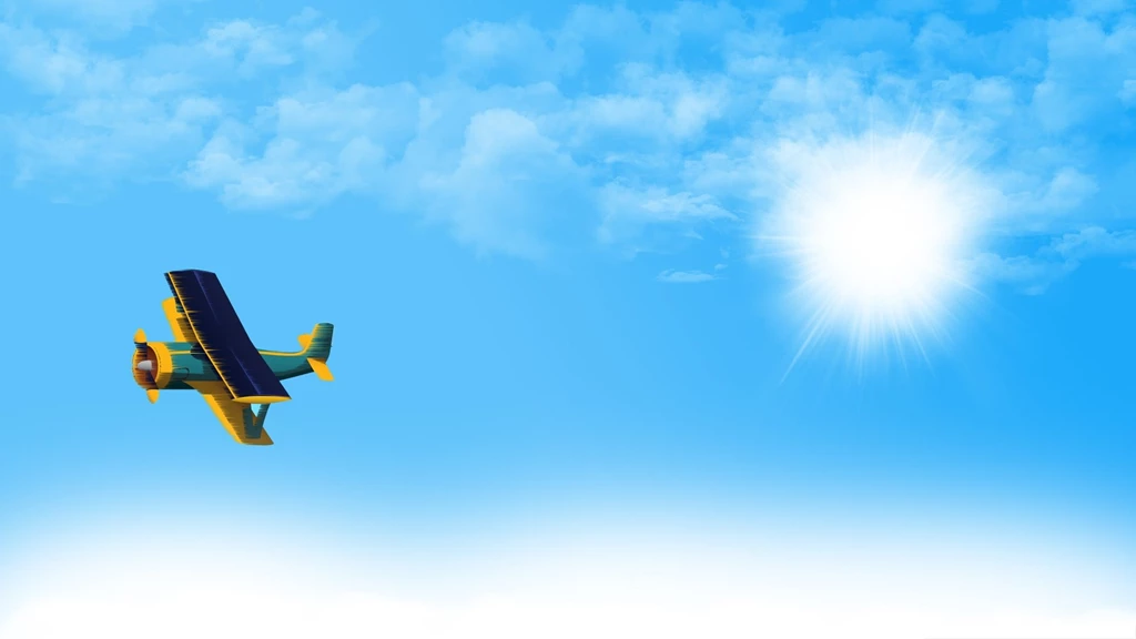 Computer Backgrounds Wallpaper, Aeroplane In The Blue Sky, Fly Free ...