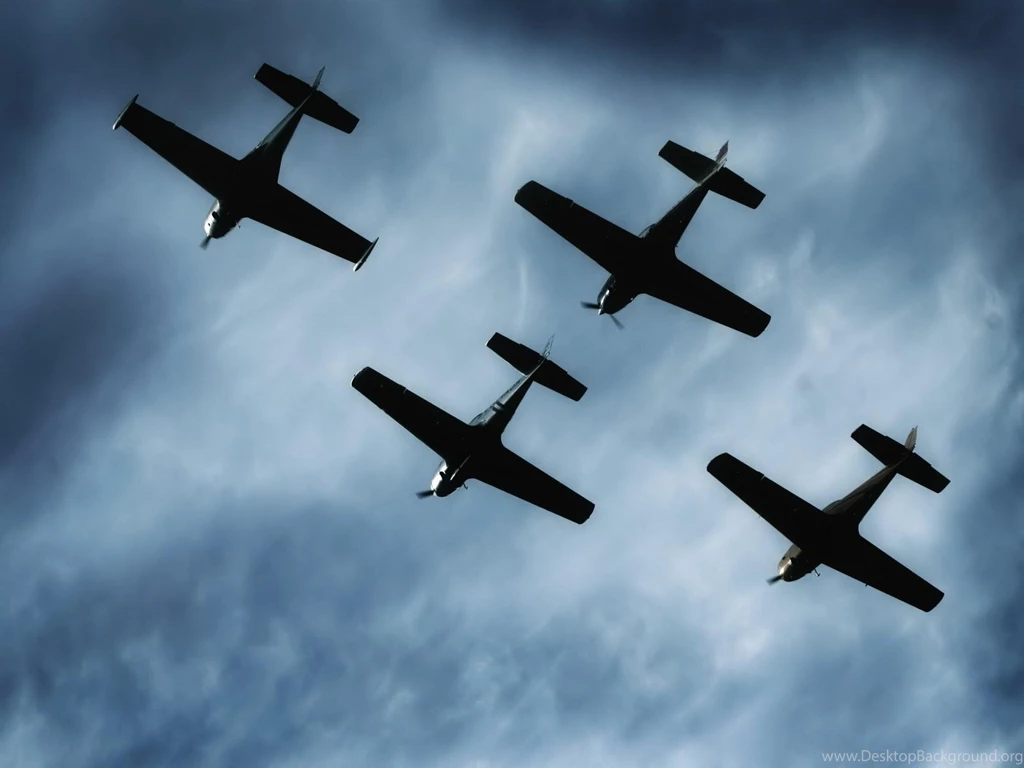 FOUR PLANES AEROPLANE HD WALLPAPER (