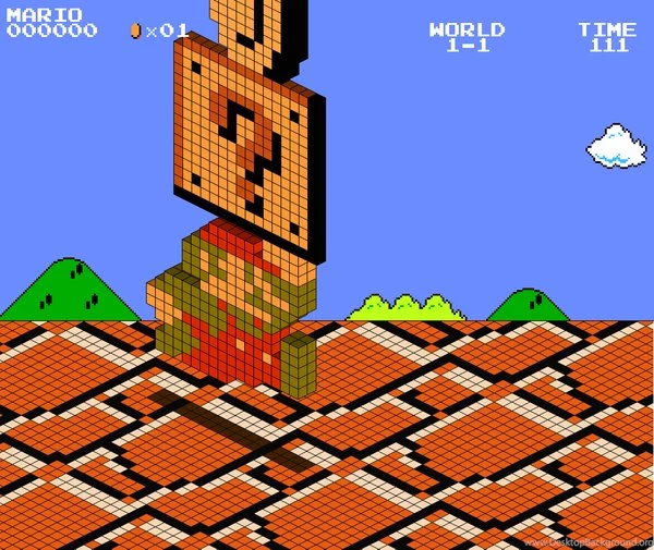 DeviantArt: More Like Mario 8 bit Wallpapers By Car Power