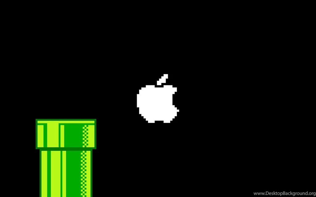Apple 8 Bit Mario Wallpapers