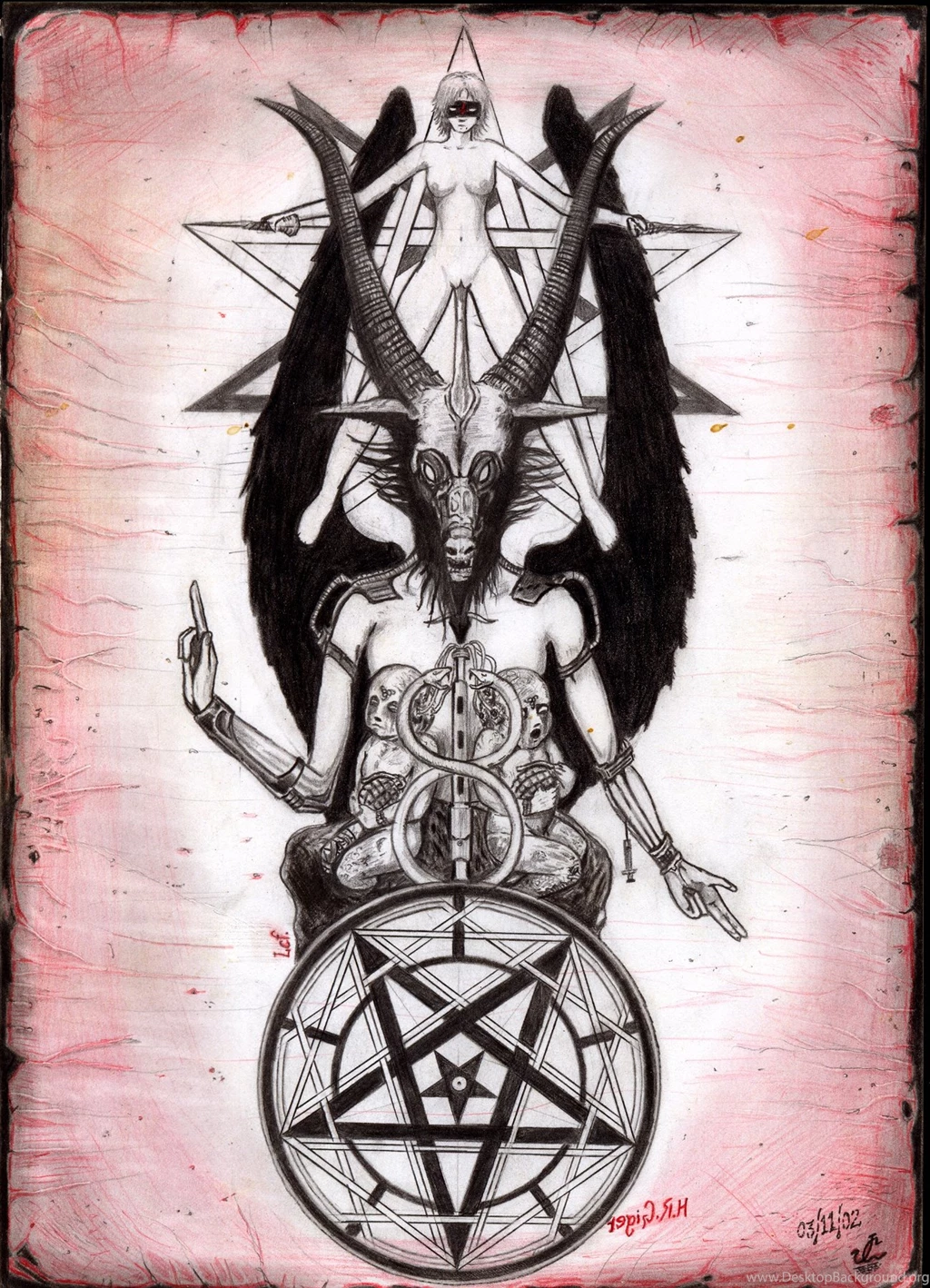 1299x1799px Baphomet