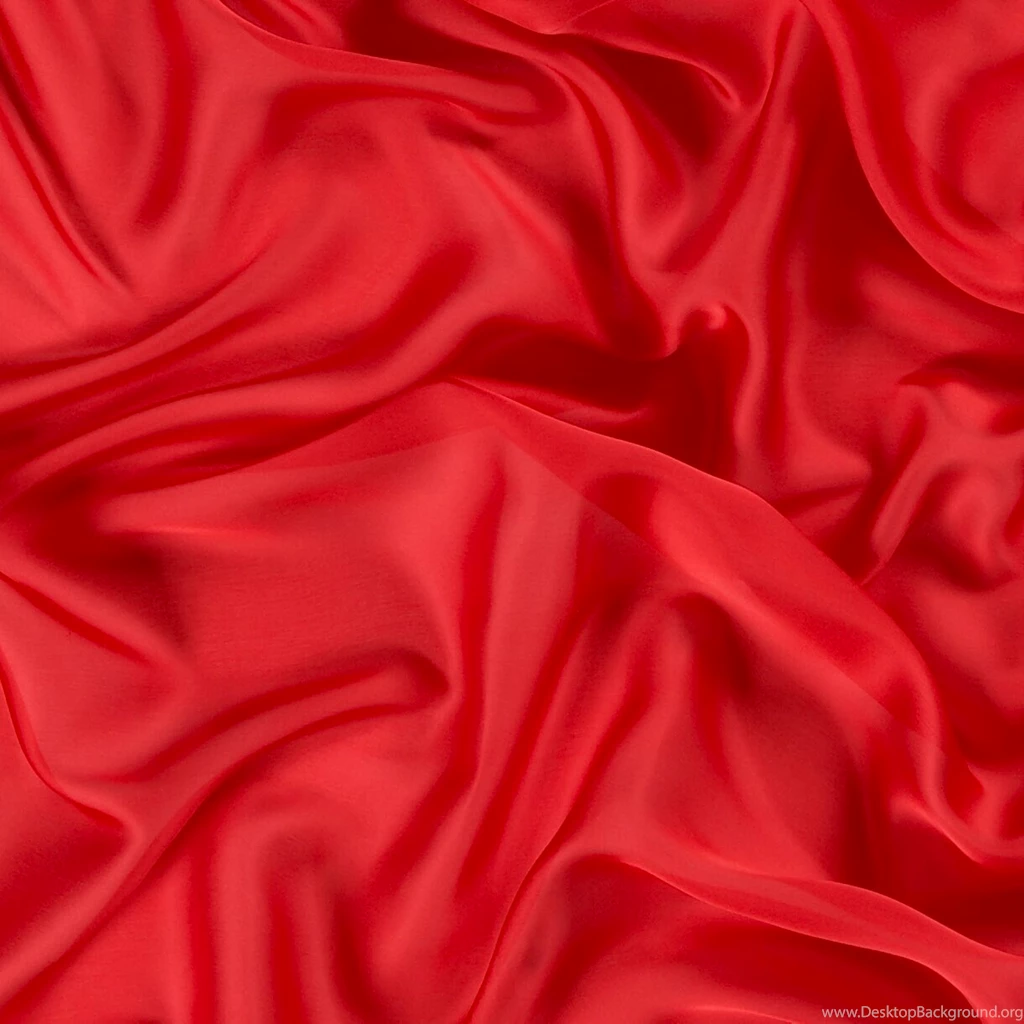 Satin Chiffon Rose Red