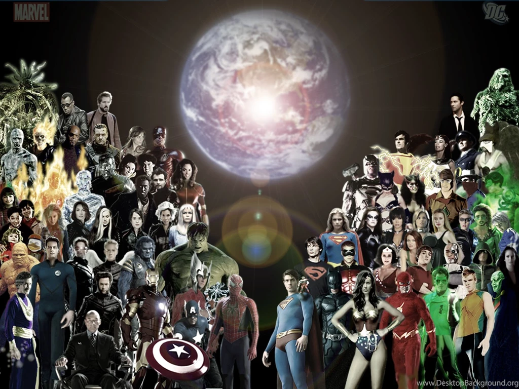 DC Vs MARVEL : Desktop And Mobile Wallpapers : Wallippo