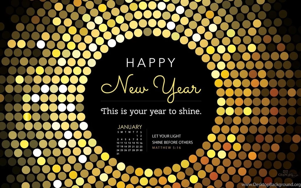 January 2016 Year To Shine Desktop Calendar Free January Wallpapers