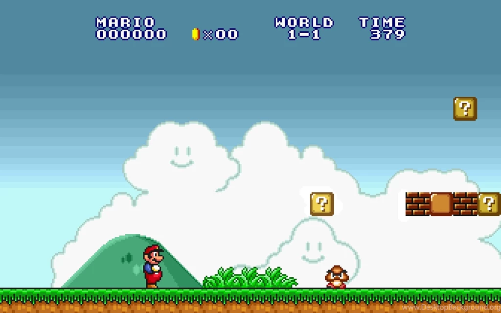 Nintendo Video Games Super Mario Bros Retro