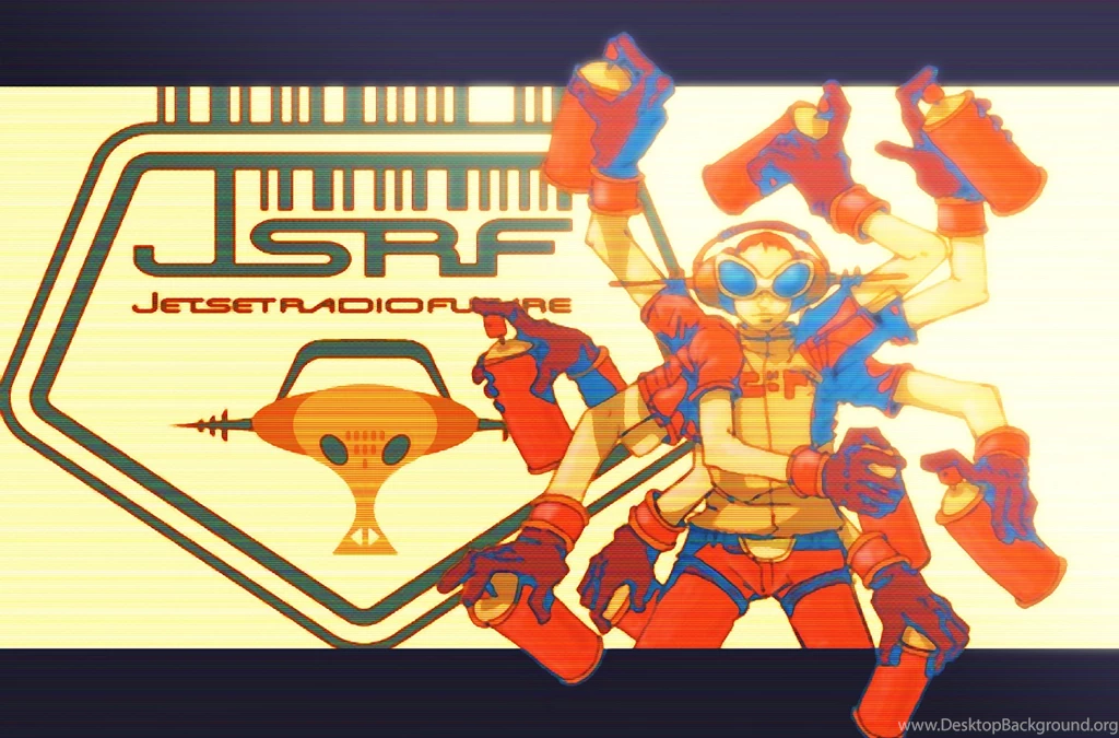 JET SET RADIO Action Platform Sports Grind Sega Anime Game (18 ...