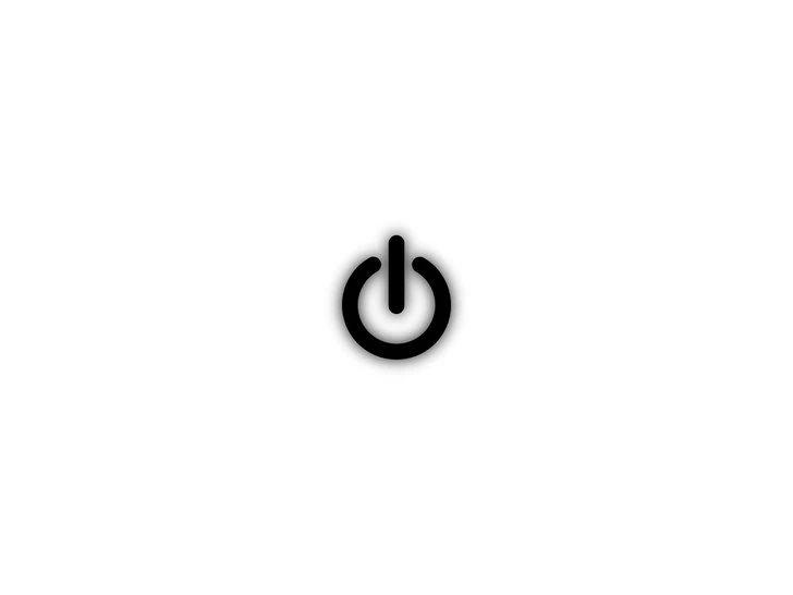 Minimalistic Power Button Monochrome 1600x1200 Wallpapers High ...