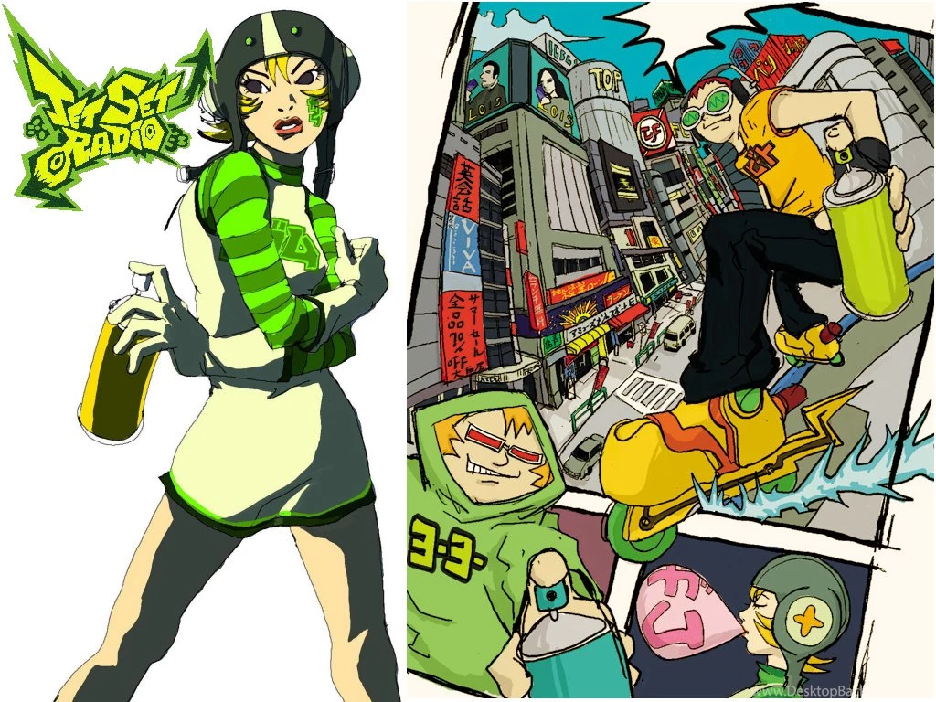 1920x1080px Jet Set Radio