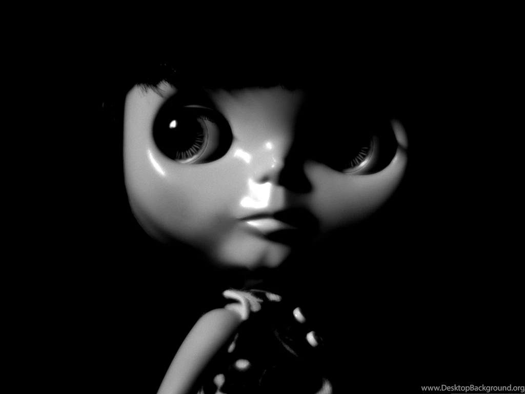 Free Wallpaper Backgrounds, Doll In The Dark, Eyes Looking In A ...