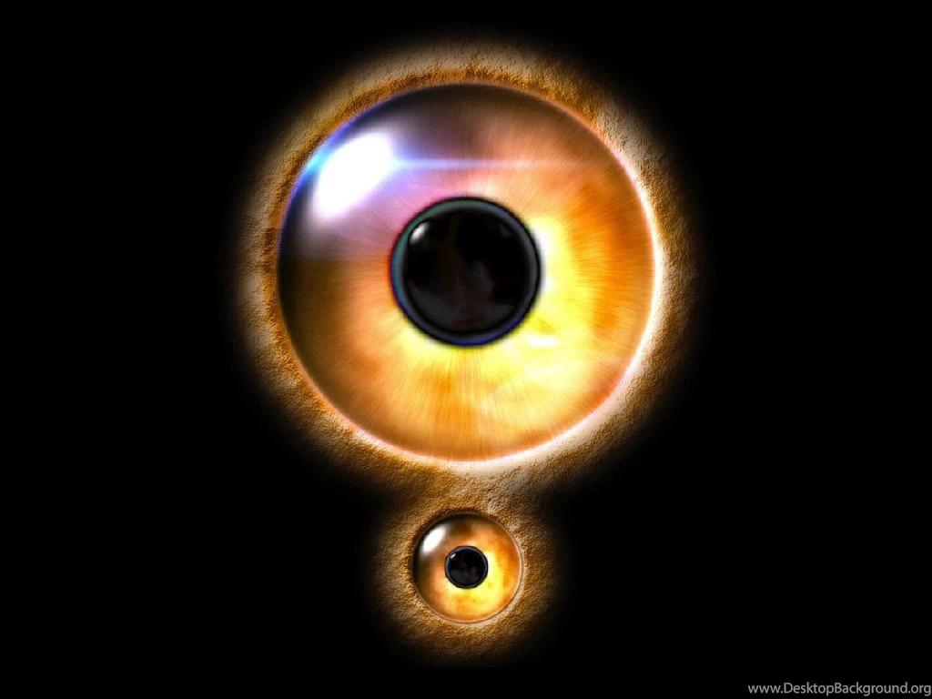 Desktop Wallpapers · Gallery · 3D Art · Eyes In The Dark