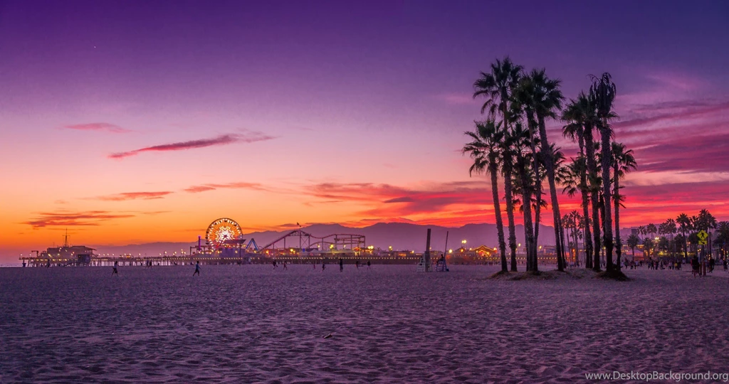 Los Angeles, Santa Monica Beach Wallpapers 4K (4096x2160 ...