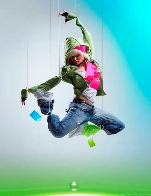 Dancing girl colorful wallpaper picture – Itsmyviews.com