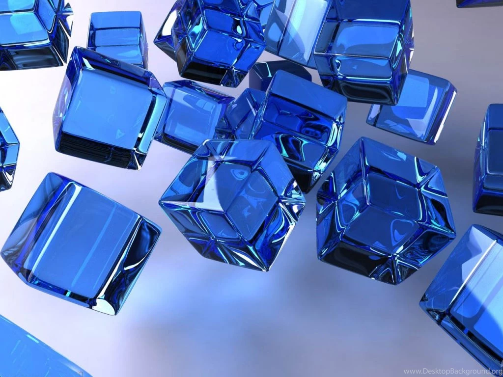 3D Blue Cubes Amazing Wallpapers HD Backgrounds