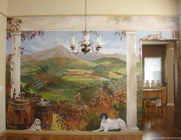 Tuscan Wall Murals