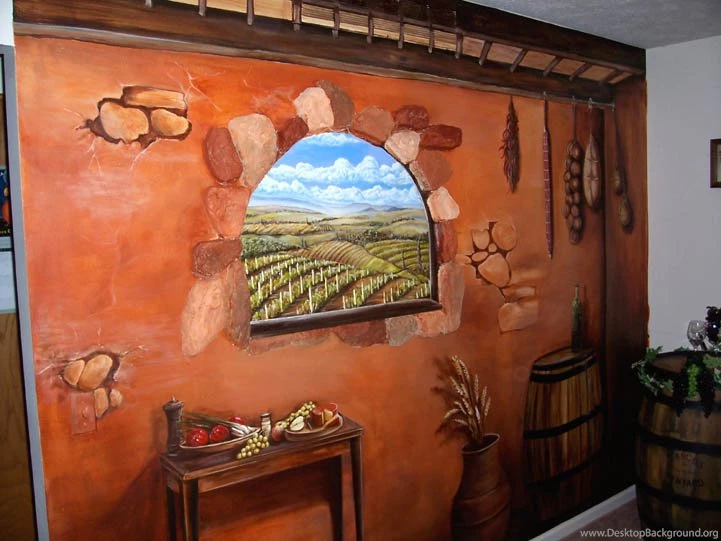 Tuscan Wall Mural