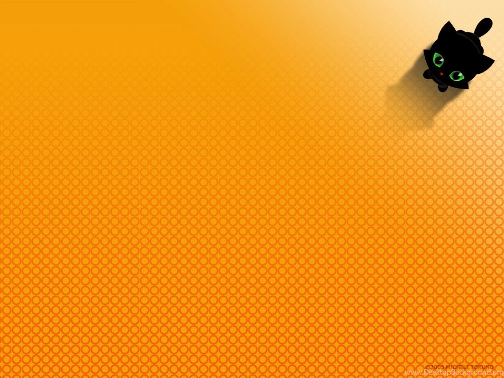 SimpleDesktops: Halloween Cat Wallpapers