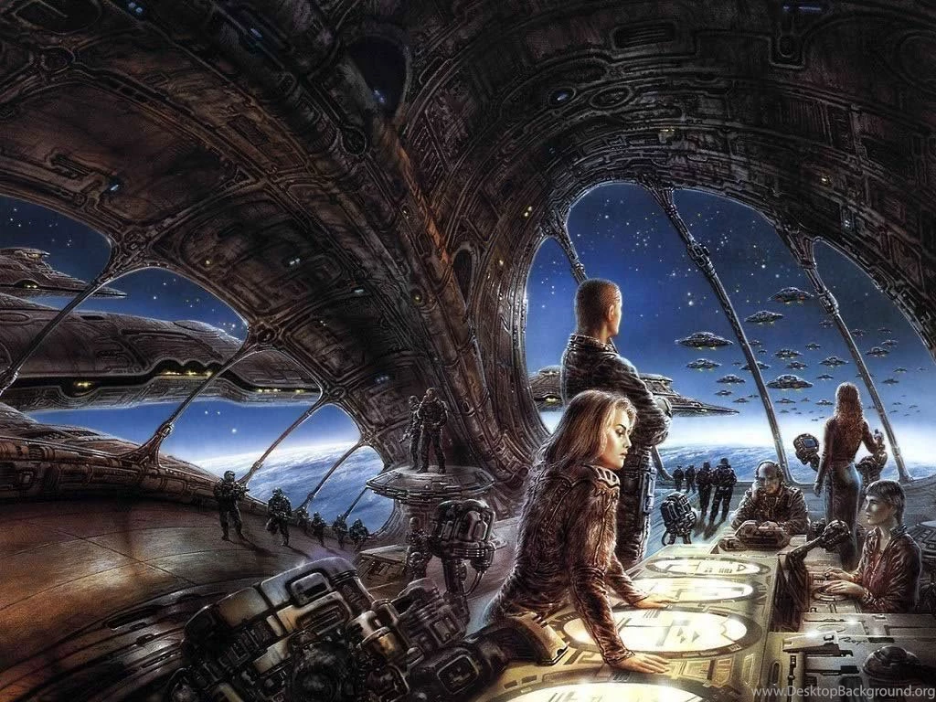 Fantasy Space Flight Dekstop Wallpapers