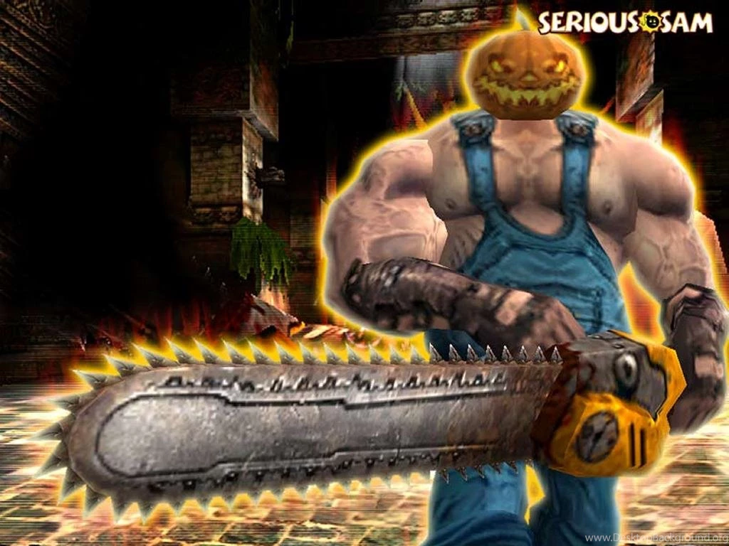 My Free Wallpapers Games Wallpapers : Serious Sam Pumpkinhead
