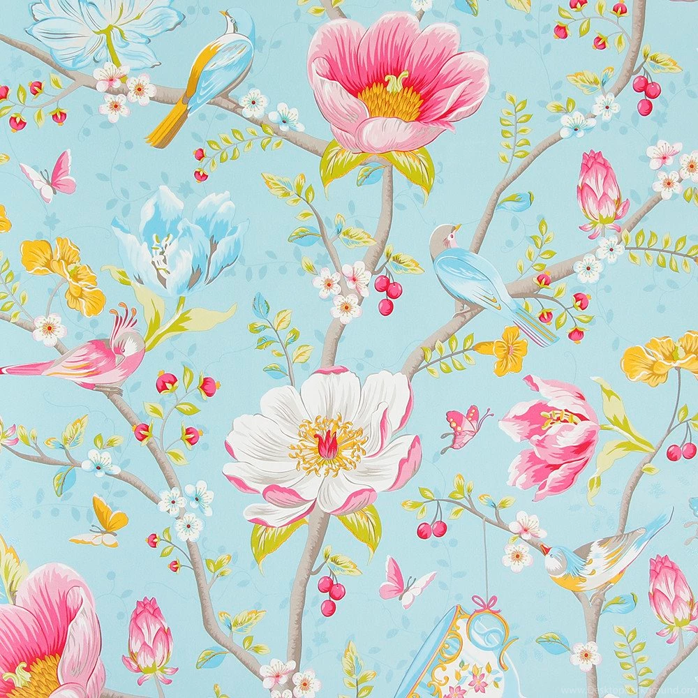 Pip Studio Chinese Garden Wallpapers 341002 Light Blue At Amara