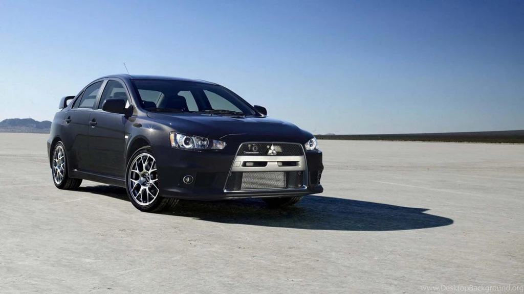 Wallpapers Mitsubishi Lancer Evolution X Black Hd 1366x768 ...