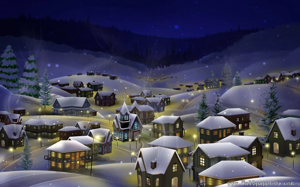 Dream Snow Scene - Fantasy Wallpapers Free Download Wallpapers ...