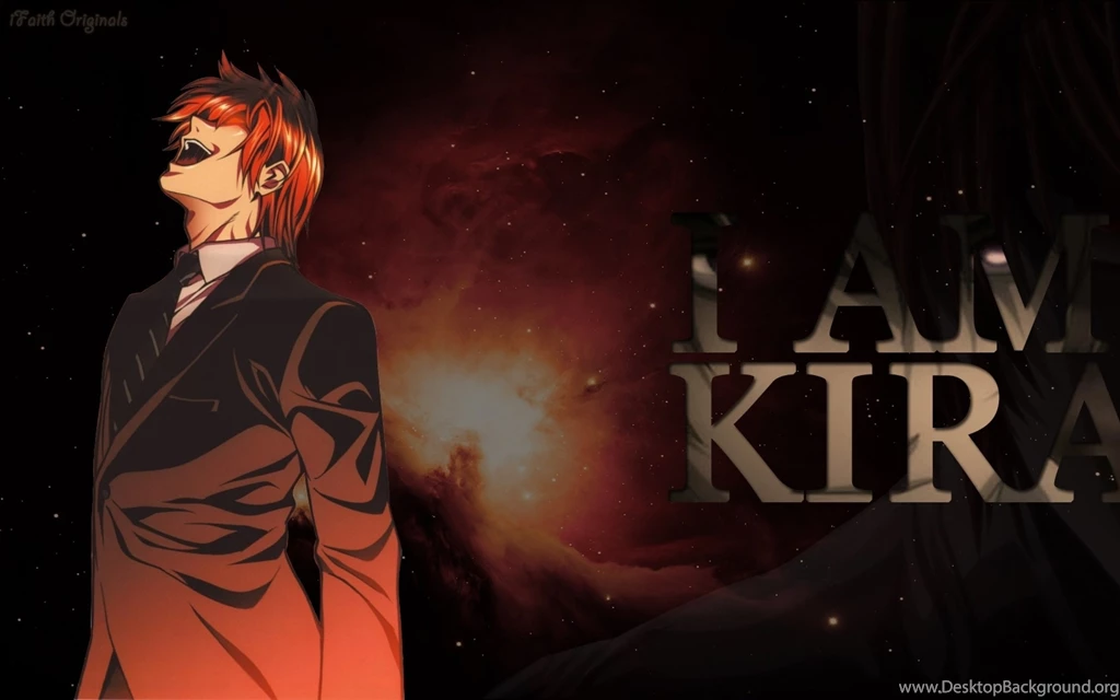 Wallpapers Ryuk Death Note Kira Logo 2560x1600