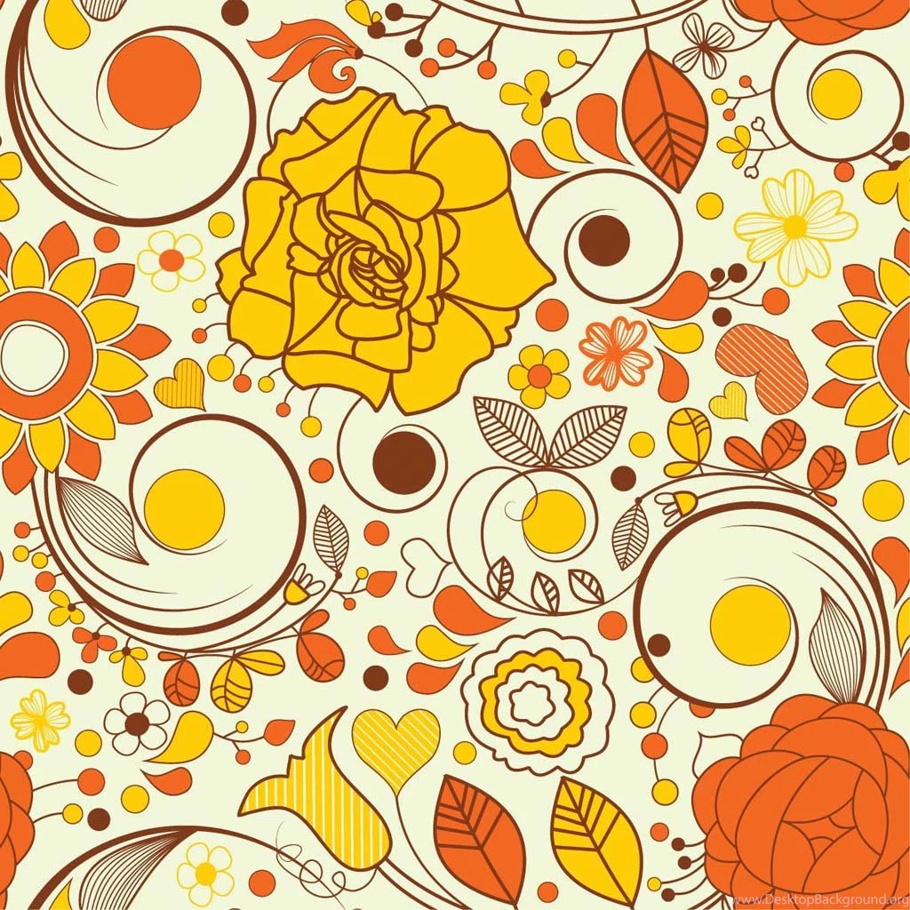 Autumn Flowers Wallpapers Vector Art & Graphics